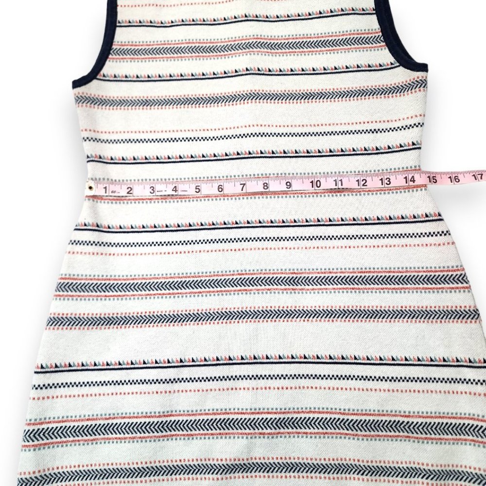 Cupcakes & Cashmere Cream Striped Knit Sleeveless Sweater Dress Size 8 - Picture 10 of 16